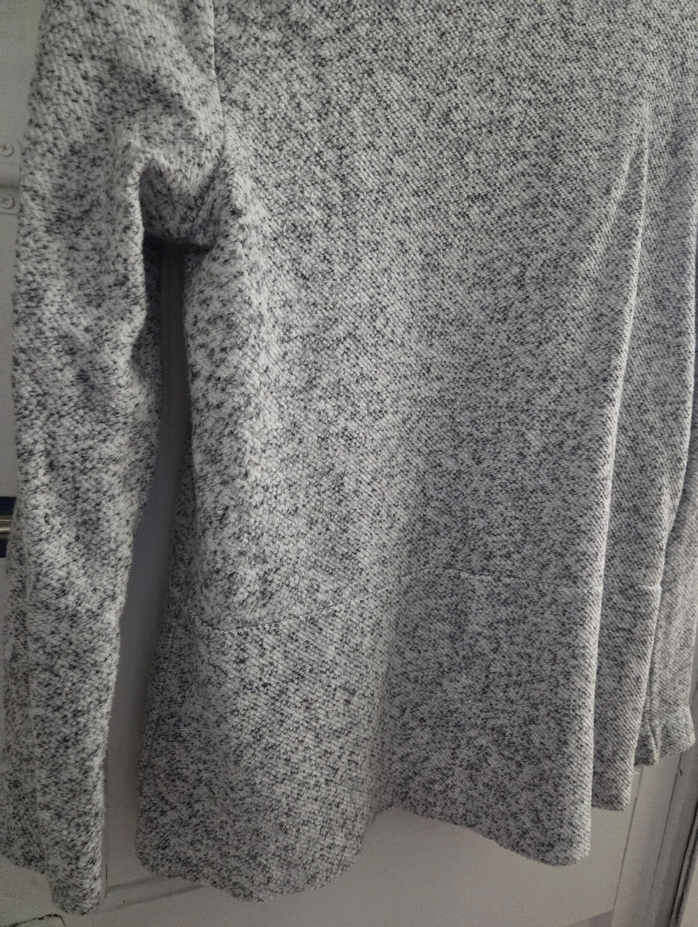 LOFT Women's Gray Open-Front Knit Sweater Cardigan Size XS - Picture 10 of 14